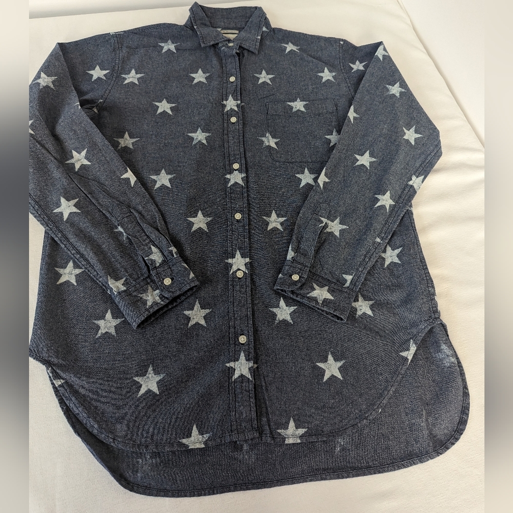 Ralph Lauren Denim & Supply RL Long sleeve Boyfriend Shirt Size L